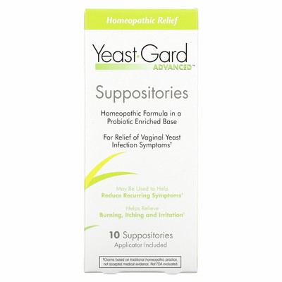 Суппозитории Yeast Gard, 10 суппозиториев
