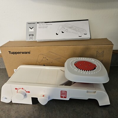 Tupperware Time Savers Mandoline NIB Missing Julienne  Cutter & Storage Box