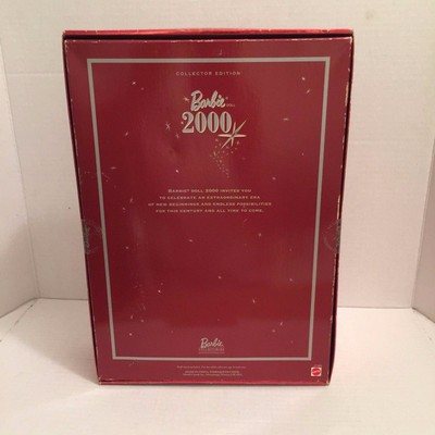 Red Dress 2000 Barbie Doll COLLECTOR Edition Holiday Celebration New