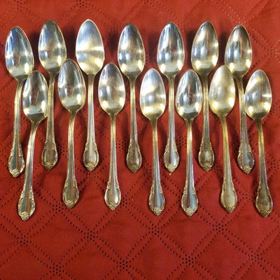 Silverplate International Silver,1950s Vintage 1847 Rogers IS Pickle Fork and Berry Spoon
