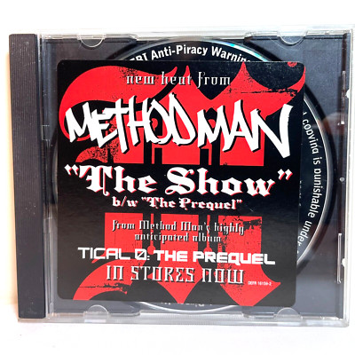 METHOD MAN: THE SHOW (2004) CD Promo Single - Hip-Hop, Rap, Gangsta Rap