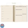 Graphique 2026 Spiral Vegan Leather Planner | 18 Month Organizer July 2025 - Dec. 2026 | Weekly and Monthly Spreads | To-Do and Note List | Reminder Stickers | Peanuts - Happiness Is | 8 x 10