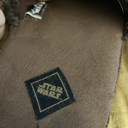 Star Wars CHEWBACCA FURRY FLUFFY COMFORT 3D LOUNGEWEAR SLIPPERS Sz Medium & Up