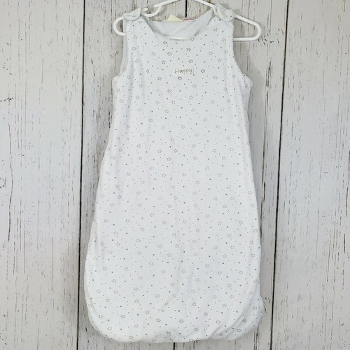 ZARA Baby Sleep Sack Sleeping Bag XS Stars White Puffer