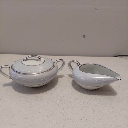 その他 Noritake / INSIGHT BOY Noritake Bluetta 5898 Sugar Bowl And Creamer | eBay