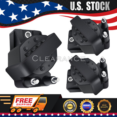 3 DR39 Ignition Coils for Buick LeSabre Chevrolet Impala Pontiac Firebird 3.8L
