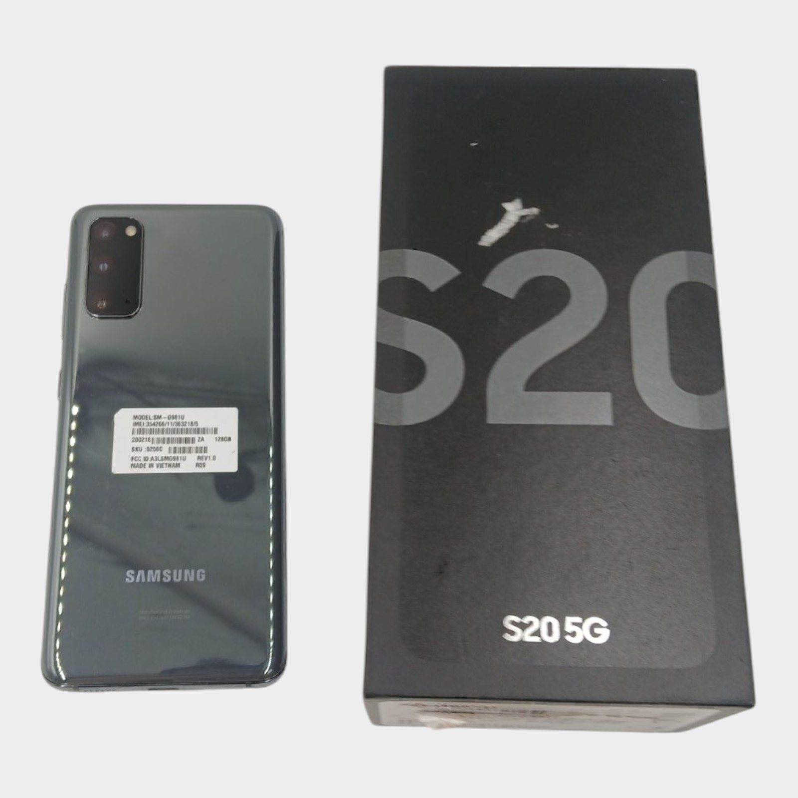 Samsung Galaxy S20 5G SM-G981U 6.2 inch Display 128GB Smartphone - Tested