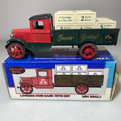 Ertl 1931 Big A Auto Hawkeye Crate 1/34 Scale Diecast Coin Bank (1992) CCTP016