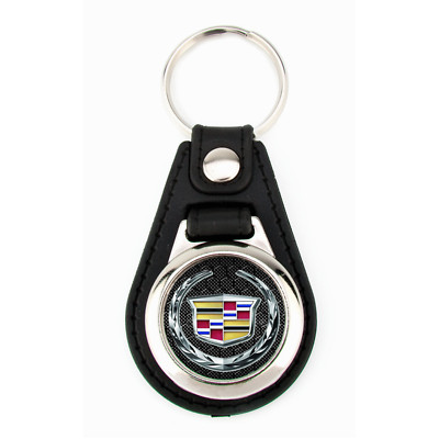CADILLAC WREATH AND CREST KEYCHAIN LOGO KEY CHAIN ESCALADE XTS 
