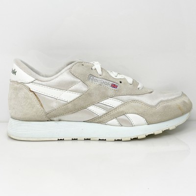 

Reebok Mens Classic 1-6390 Бежевые повседневные кроссовки, размер 9, Бежевый, Classic