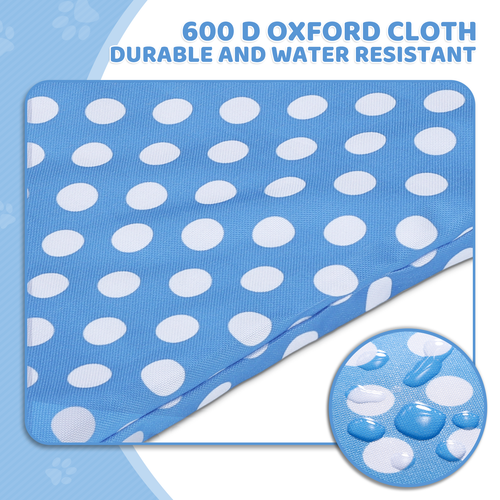 4 Wheels Foldable Pet Stroller Breathable Dog Stroller w/Storage Basket&Skylight