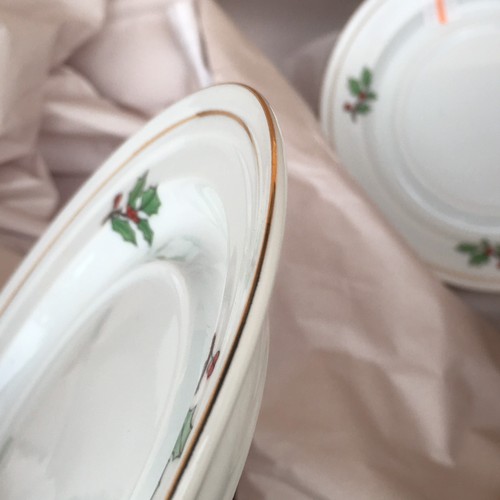 Tienshan Holiday Hostess Gold Trim Cup and Saucer