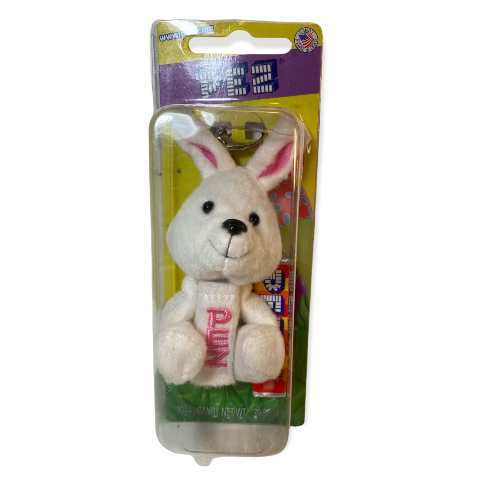 Pez Plush Candy Dispensers - Bunny Teddy Bear Elephant Husky & Penguin - Lot Of
