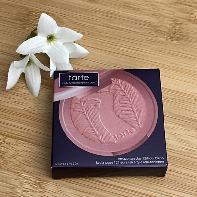 TARTE BLUSH RISQUÉ CAPTIVATING, PEACEFUL,WHITE PEACH, OR SEDUCE*AMAZONIAN CLAY