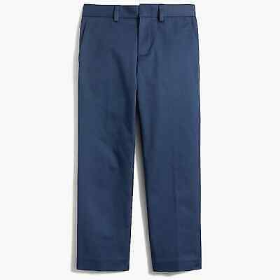 J Crew Crewcuts Boys Thompson Suit Pants Flex Chino Navy