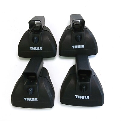 Thule Podium Roof Rack Feet 460 w' lock plugs for Thule square bar