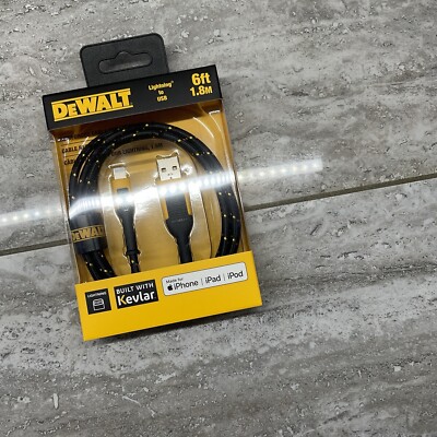 Dewalt DXMA1311325 USB Charging Cable For iPhone iPad 6' 6ft L9C