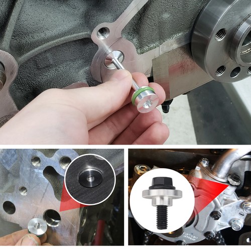 Front and Rear Cover Oil Pan Alignment Tool Oil Diverter Barbell For LS Engines