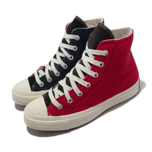 Converse Chuck 70 Hi Navy Red Fluff Мужская повседневная обувь унисекс Lifestyle 172267C