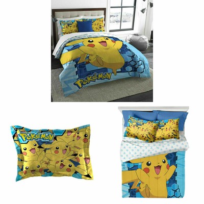 Children S Home Bedding Pokemon Memphis Double Duvet Cover And