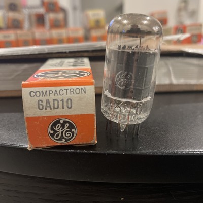 VINTAGE G.E. VACUUM TUBE 6AD10 Electron Vacuum Tube