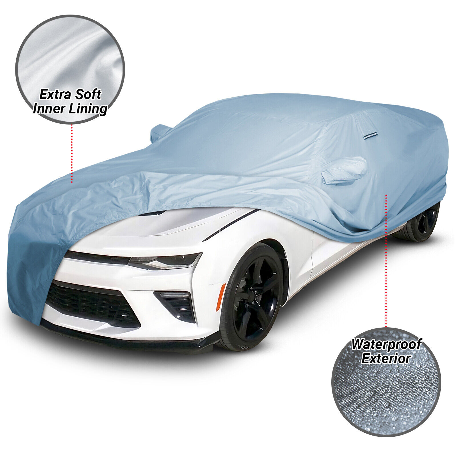 Model Year:Z28 2016-2021:100% Waterproof / All Weather For [CHEVY CAMARO] Full Warranty Custom Car Cover