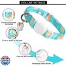 Unique style paws 2 Pack Kitten Collar Breakaway with Bell and Pendant, Adjustable Safety Cat Cotton Collars for Girl Boy Cats and Small Pets