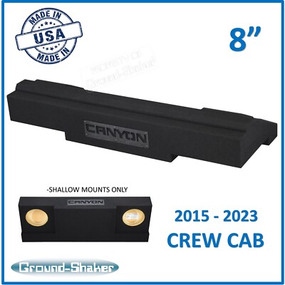 2018 Gmc Canyon Crew Cab 8'' Dual Sealed Sub Box Subwoofer Enclosure