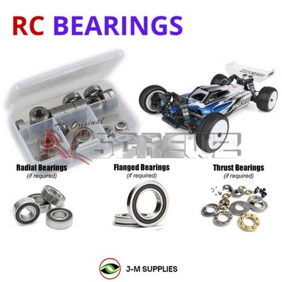 RCScrewZ Rubber Shielded Bearing asc122r for Associated B74.2 1/10 (90036) | SET