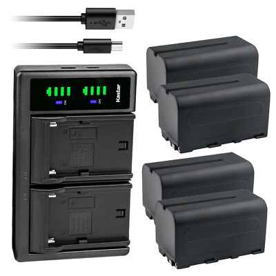 Kastar Battery LTD2 Charger for Atomos Ninja V+ 5.2'' 8K Raw Recording Monitor