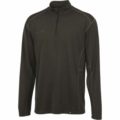 FIRSTGEAR MEN'S MIDWEIGHT LONG SLEEVE BASE LAYER SHIRT DARK GREY, LARGE 527600