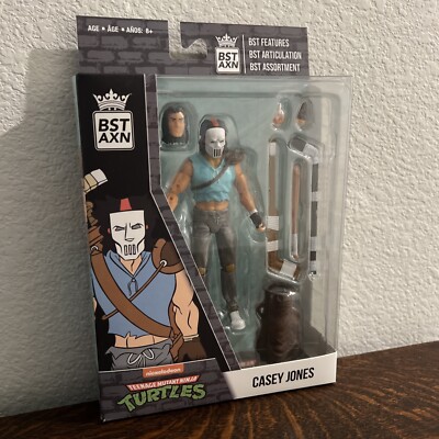 Casey Jones Loyal Subjects Teenage Mutant Ninja Turtles BST AXN TMNT Figure New