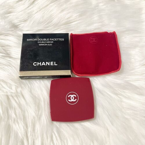 Chanel Mirror Duo Compact Double Facette Makeup Red Bridesmaid
