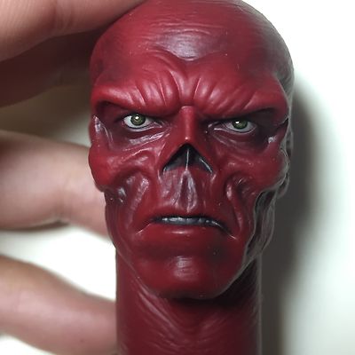 HYDRA 16 Scale Red Skull Head Sculpt For Hot Toys Figure Body CAPTAIN AMERICA