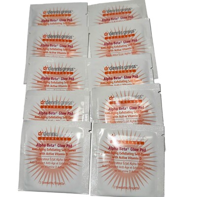 Dr. Dennis Gross Alpha Beta Glow Pad Self Tanner 10 Packets