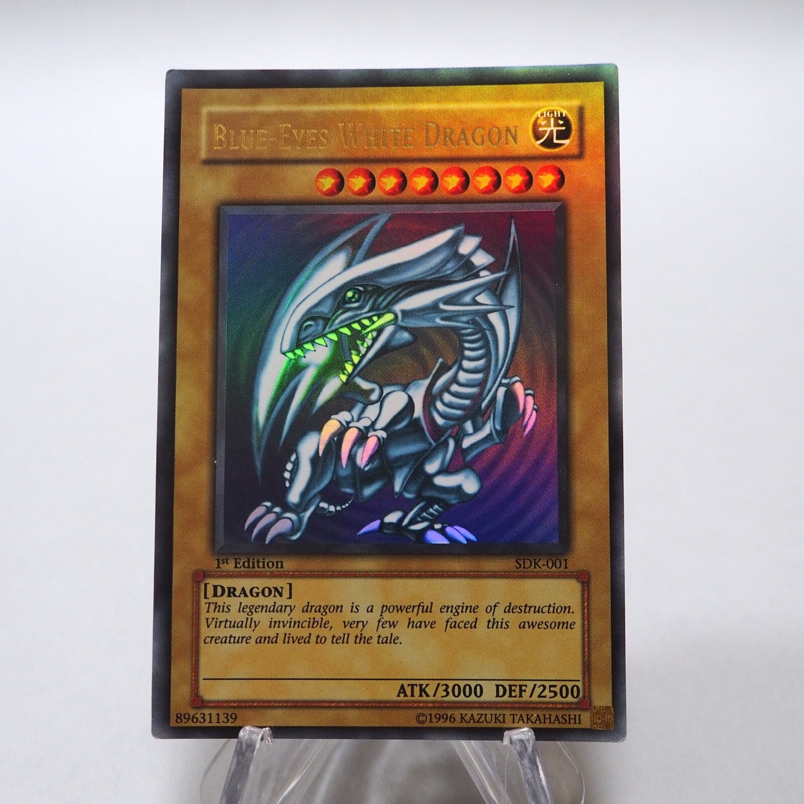 Yu-Gi-Oh Blue Eyes White Dragon SDK-001 Ultra 1st Edition Yu-Gi-Oh Blue Eyes White Dragon SDK-001 Ultra 1st Edition
