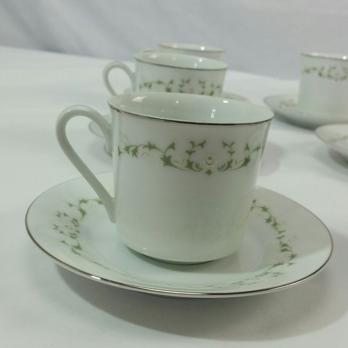 Tea coffee Sheffield Fine China Japan Elegance 502 Pattern 6 Cup & Saucer mug