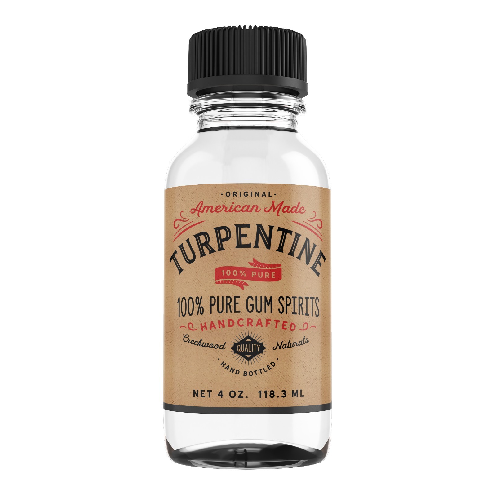 Gum Spirits of Turpentine 100 Pure 4 Oz Holistic Natural Healing Turps
