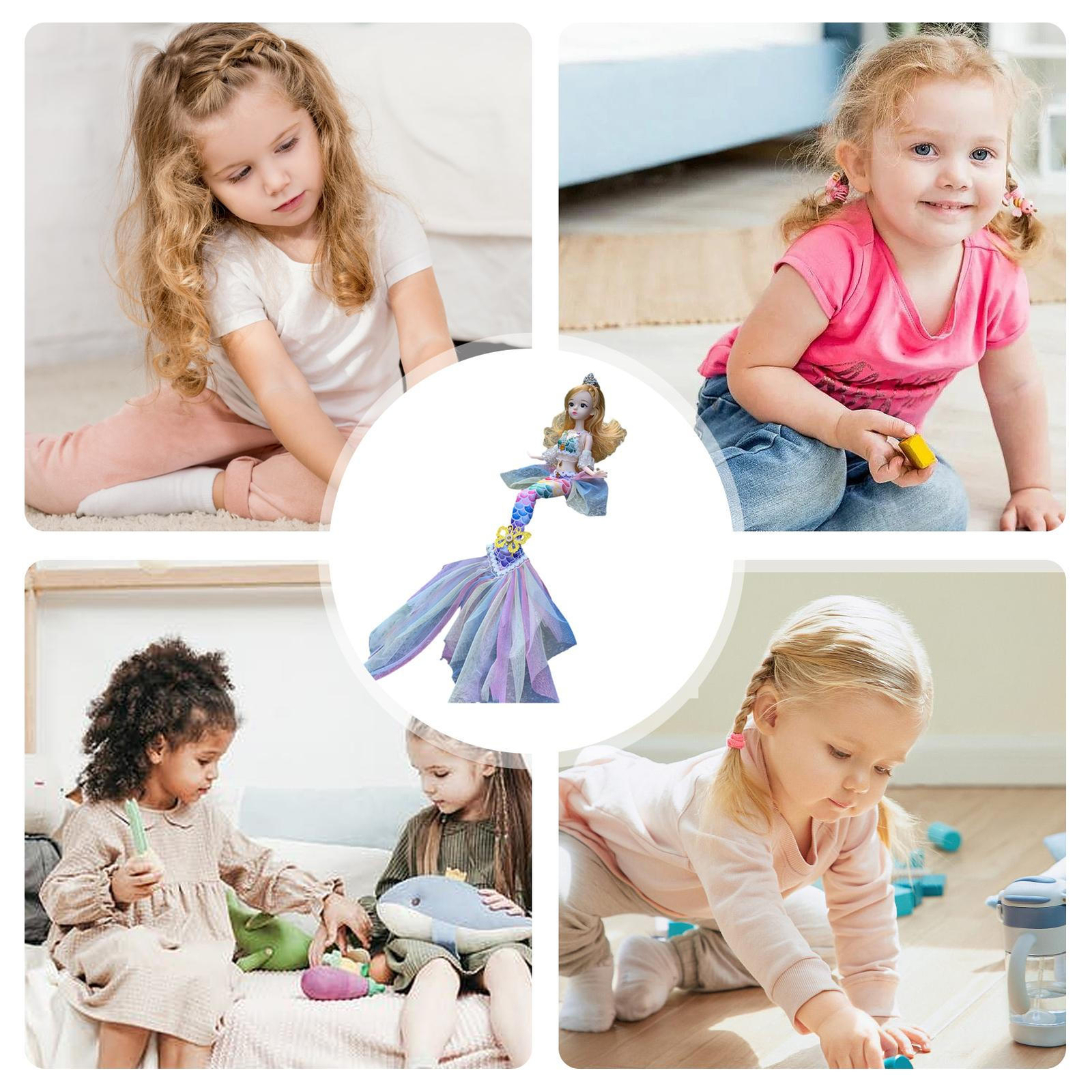Little Mermaid Doll Toy Movie Inspired Classic Fashion Doll Princess Gifts