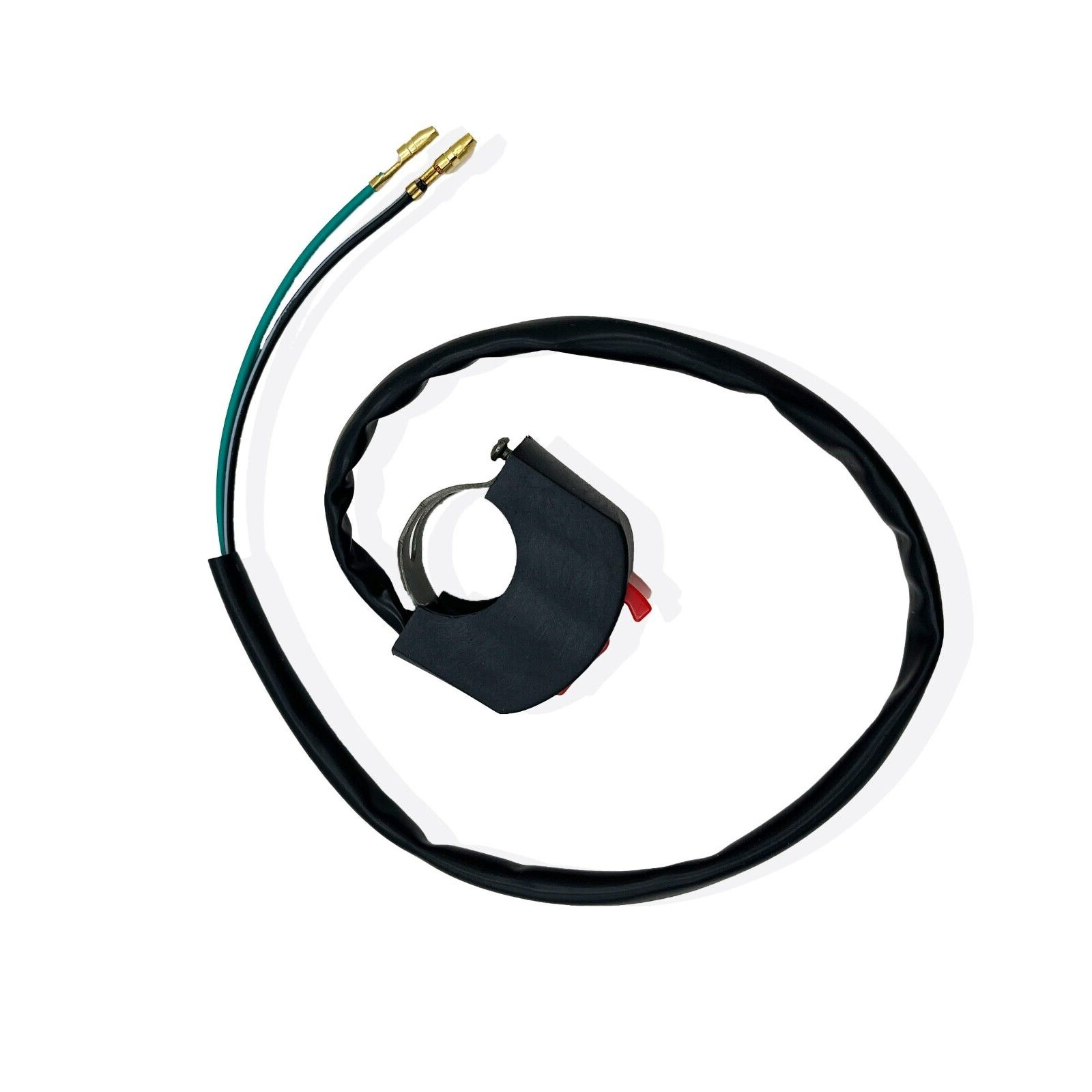 7/8" MOTORCYCLE HANDLEBAR KILL ON-OFF LATCHING SWITCH 12V SCOOTER ATV DIRT BIKE