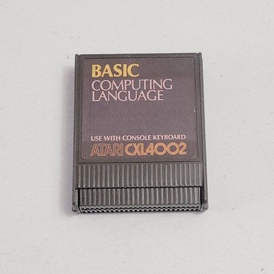 Atari CXL4002 BASIC Computing Language Cartridge Vintage