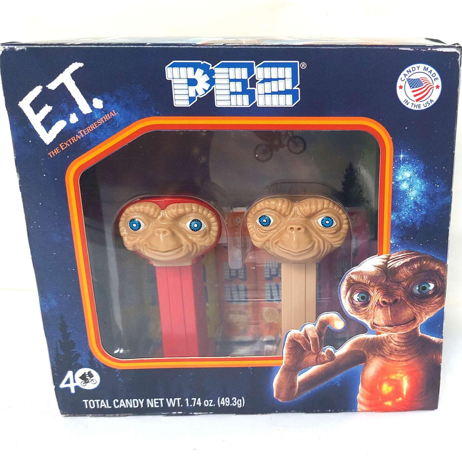 E.T 40周年記念 PEZセット E.T. 40th Anniversary PEZ Dispensers with 2 Dispenders and 6
