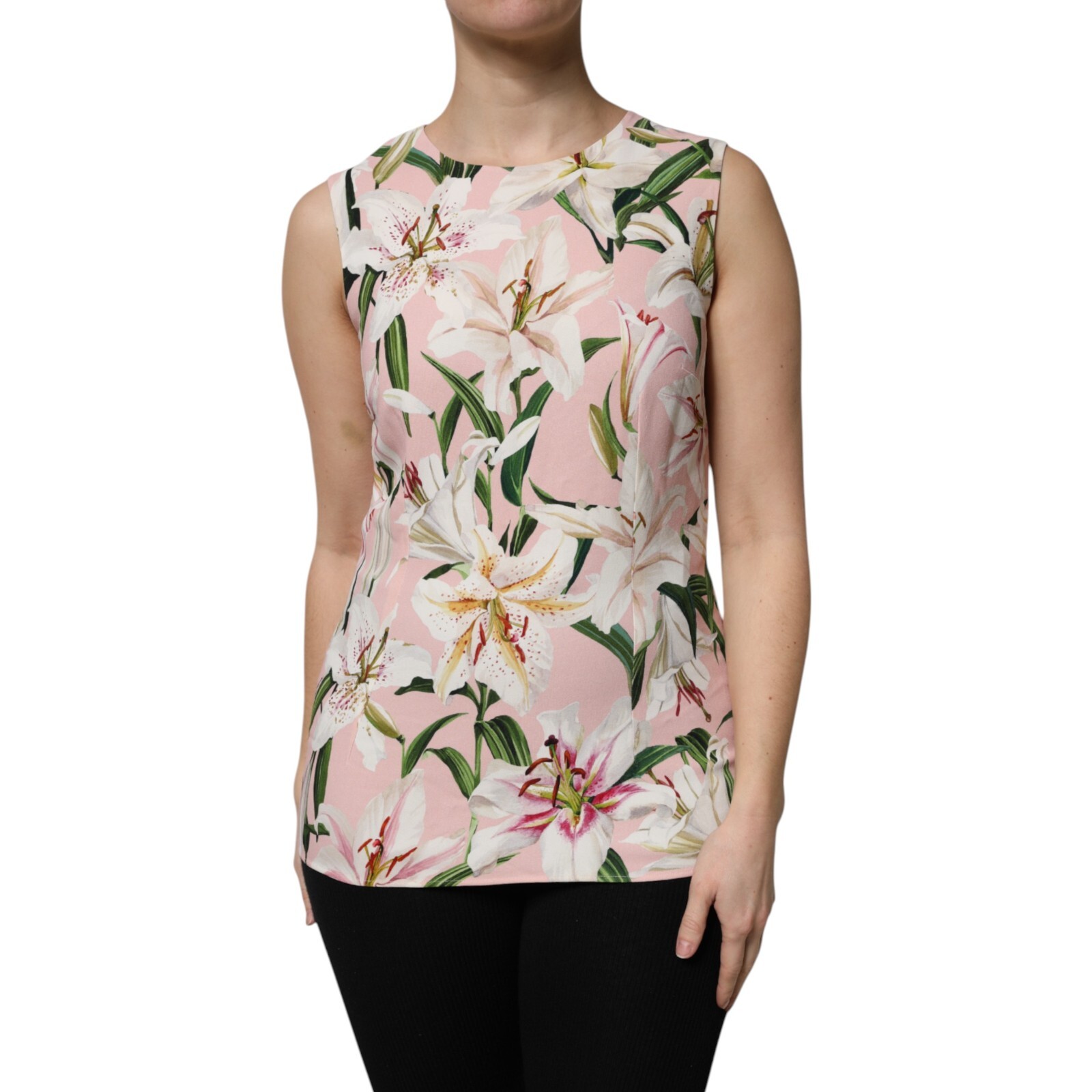 DOLCE & GABBANA 花柄プリント タンクトップ 44 DOLCE & GABBANA 花柄プリント タンクトップ 44 D&G Red Tank Top