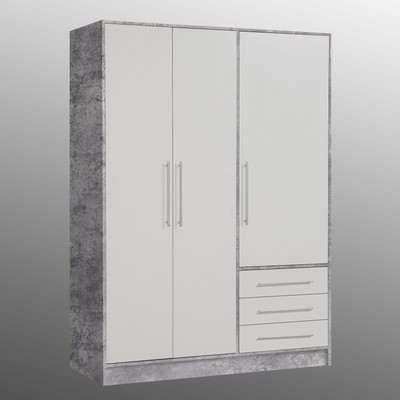 Kleiderschranke Mobel Wohnen Kleiderschrank Schach 120 Cm Gross Spiegel Schiebeturen Schrank Modern 2 Farben Patronlarinensesindeyiz Org
