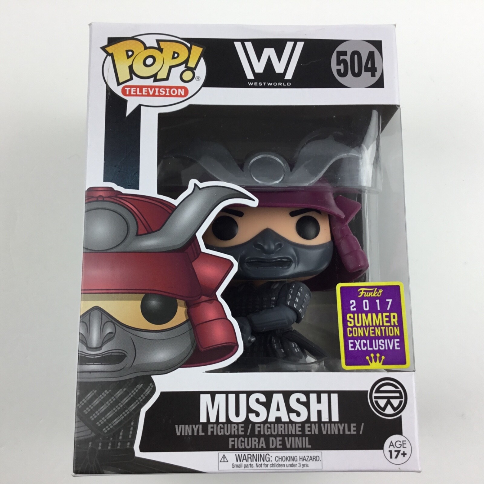 Funko Pop MUSASHI 2017 SDCC Convention Exclusive WESTWORLD Funko Pop MUSASHI 2017 SDCC Convention Exclusive WESTWORLD