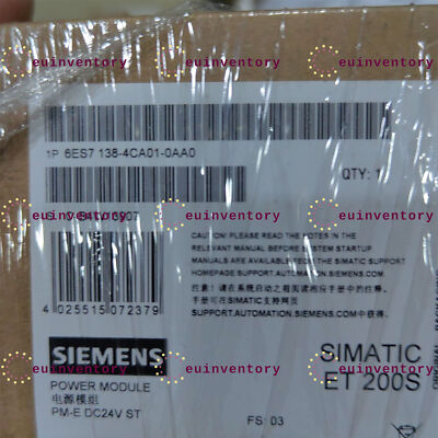 1PC NEW IN BOX Siemens 6ES7138-4CA01-0AA0 6ES7138 4CA01 0AA0 FAST DELIVERY