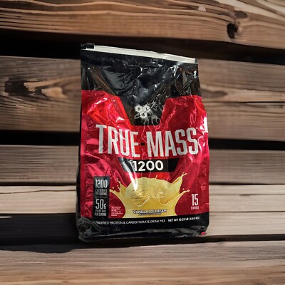 BSN TRUE-MASS Weight Gainer, Muscle Mass Gainer Protein Powder, Vanilla Icecream