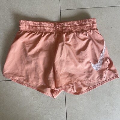 Women's Nike Dri-Fit Swoosh Mid-Rise Brief-Lined Running Shorts Size XS