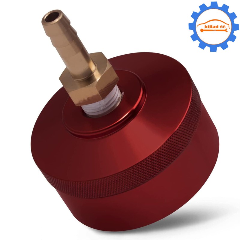 Red Extended Run Fuel Gas Cap Brass Hose Fit for Honda EU220