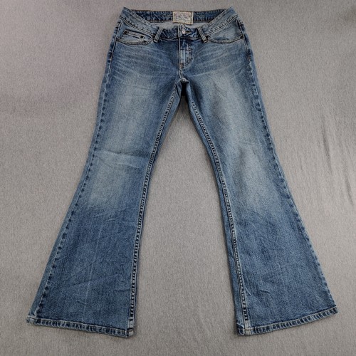 American Rag Cie Jeans Women's Size 5 S Super Flare Decorative Back Pockets